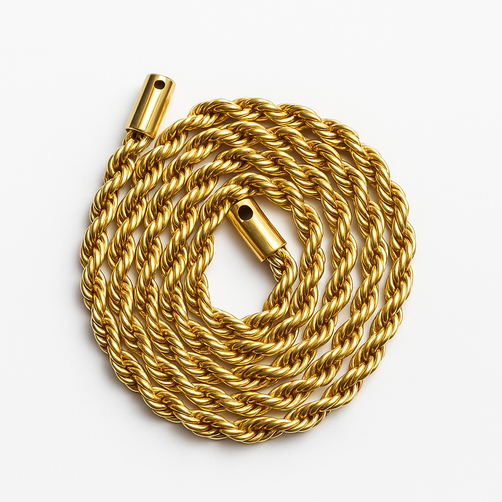 Golden Twisted Chain Product